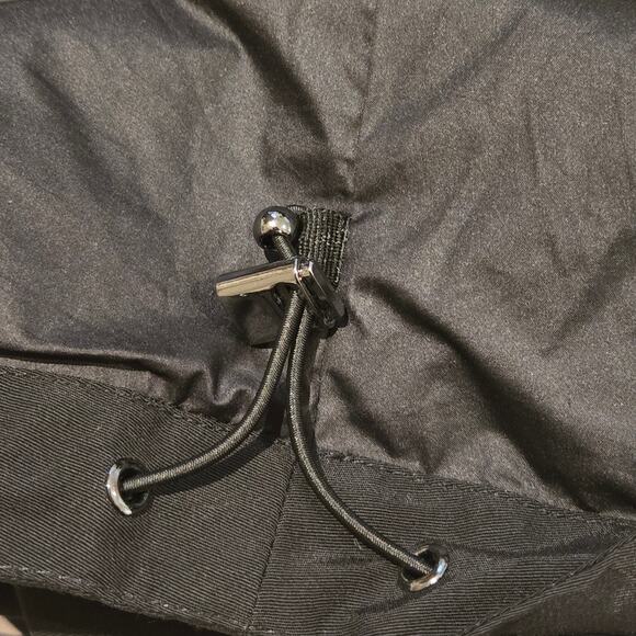 Woolrich John Rich & Bros. Black Ramar Cloth Hooded Raincoat Chore Coat, Size L - Picture 11 of 13